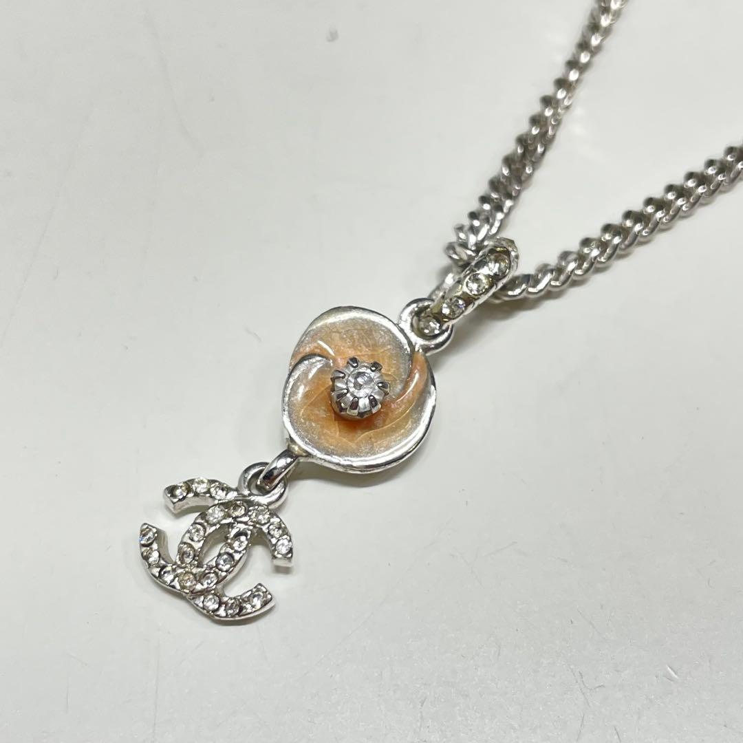 m*g様 CHANEL クリスタル　ネックレス　カメリア　シャネル