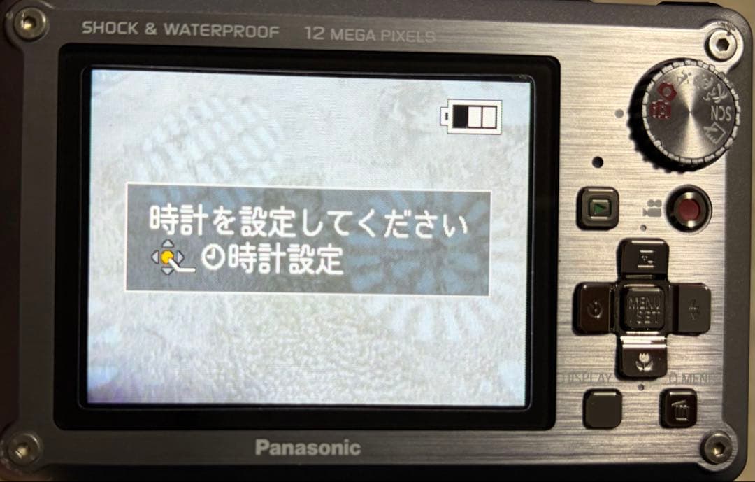 Panasonic LUMIX DMC-FT1 シルバー　交換用リチウム電池有