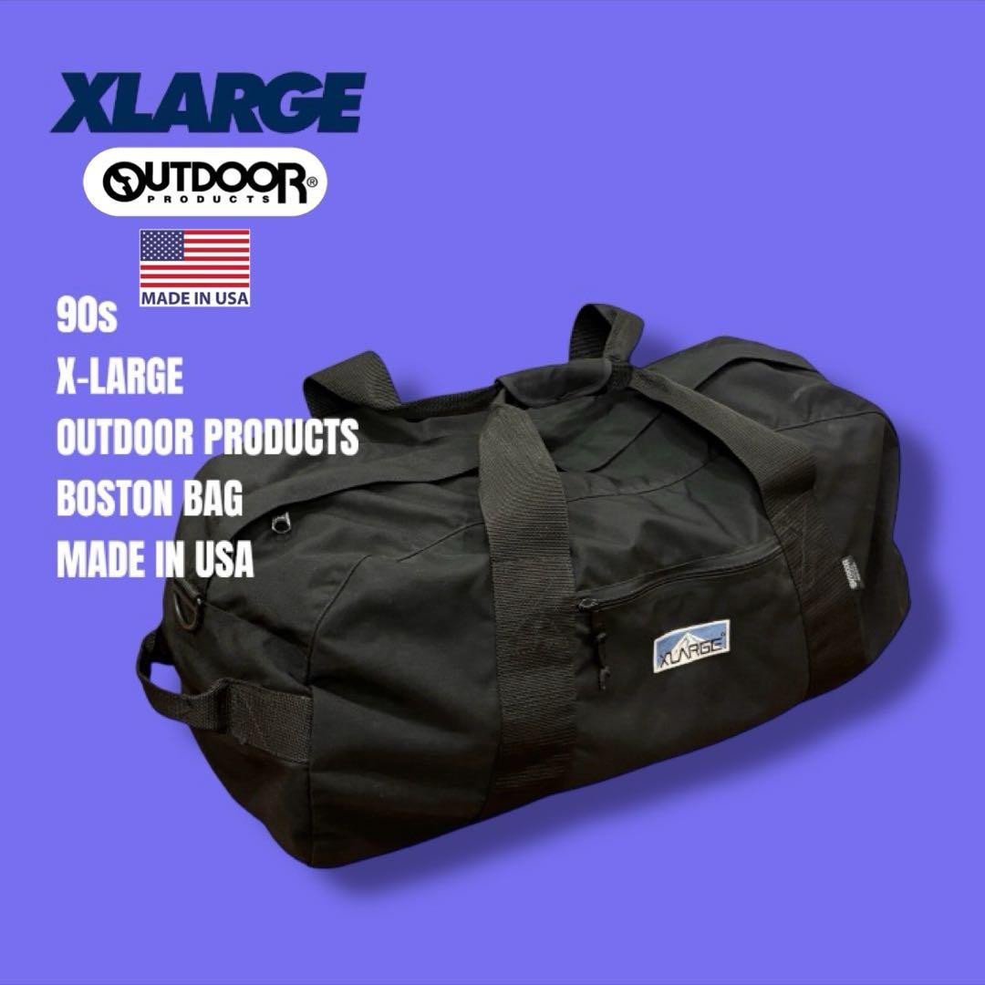 90s USA製 X-LARGE ×アウトドア プロダクツ ボストン バッグ