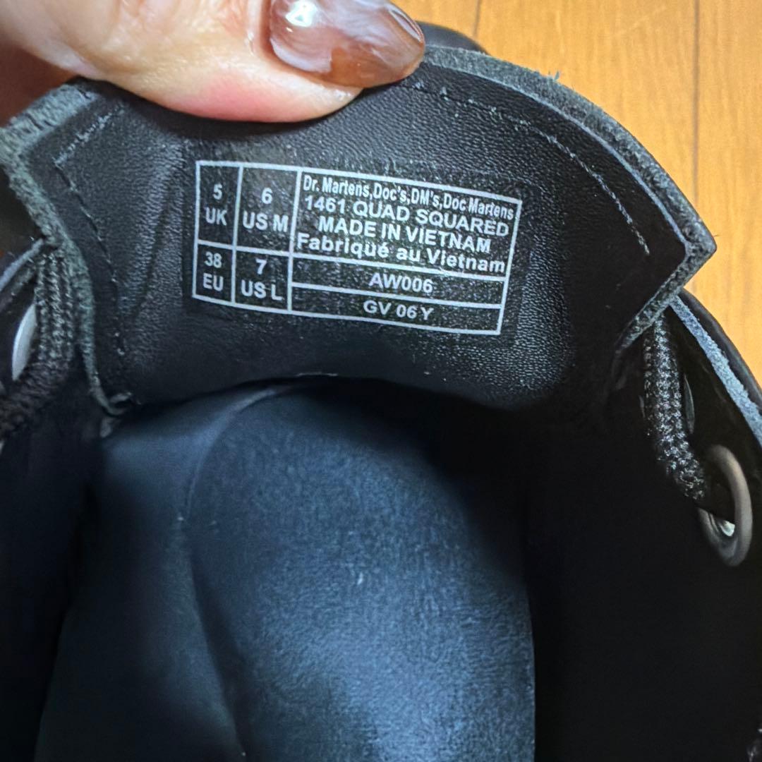 Dr. Martens ブラック 厚底ローファー