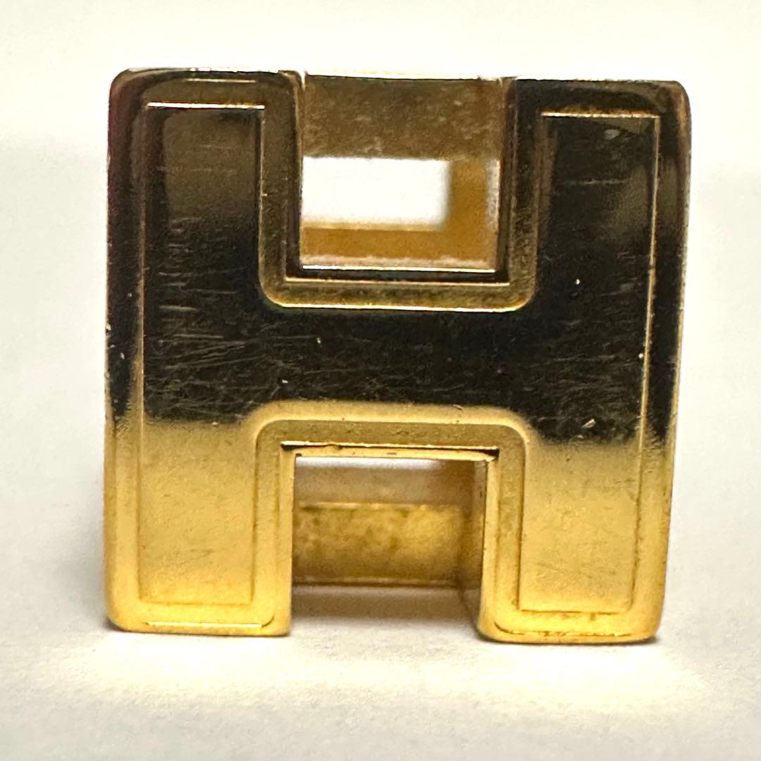 エルメス　HERMES　ペントップ　Hキューブペンダント　カージュドアッシュ