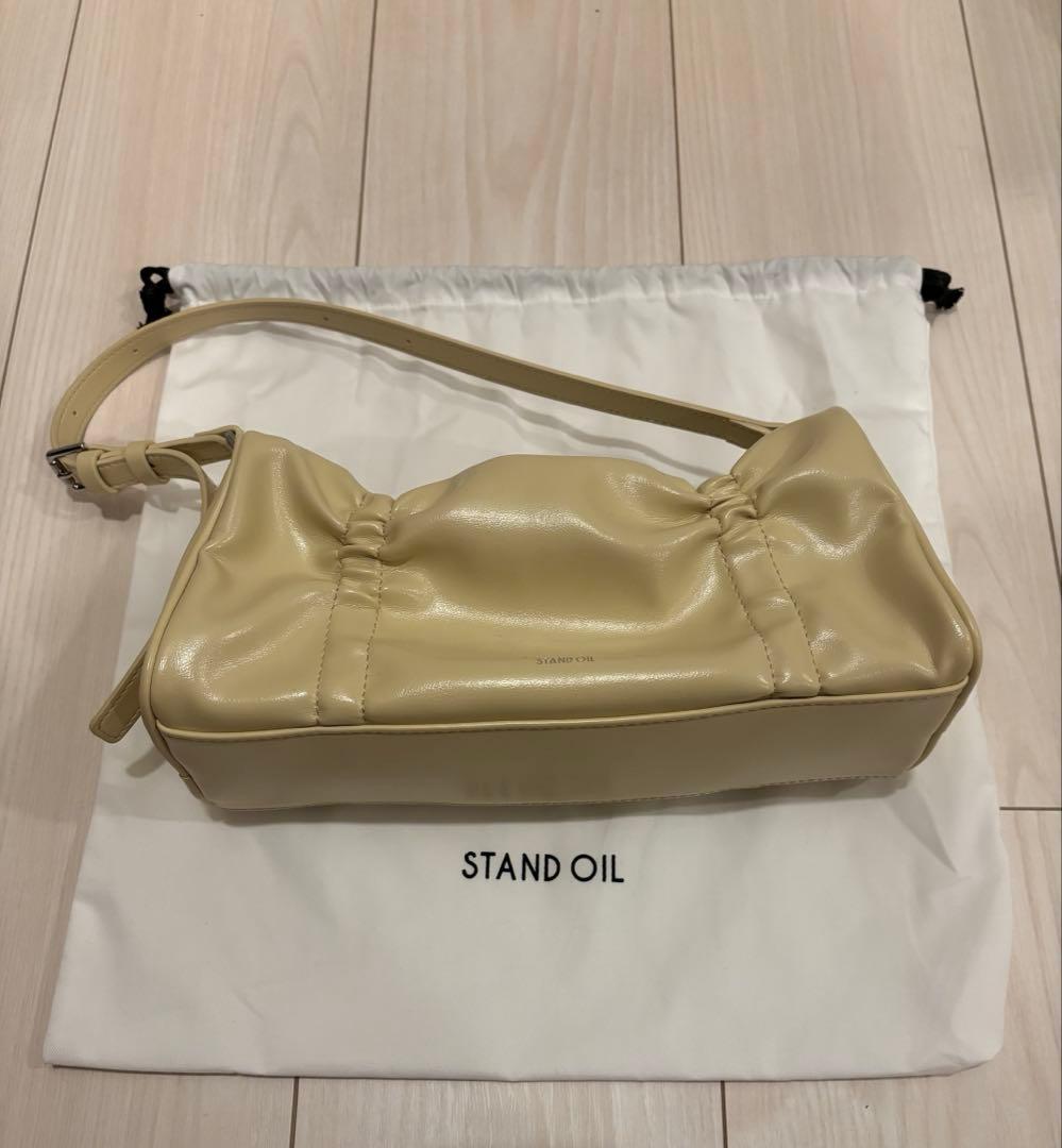 STAND OIL プリーツバッグ　PLEATS BAG Butter