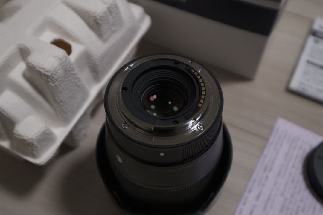 美品 SIGMA 16mm F1.4 DC DN レンズ Eマウント