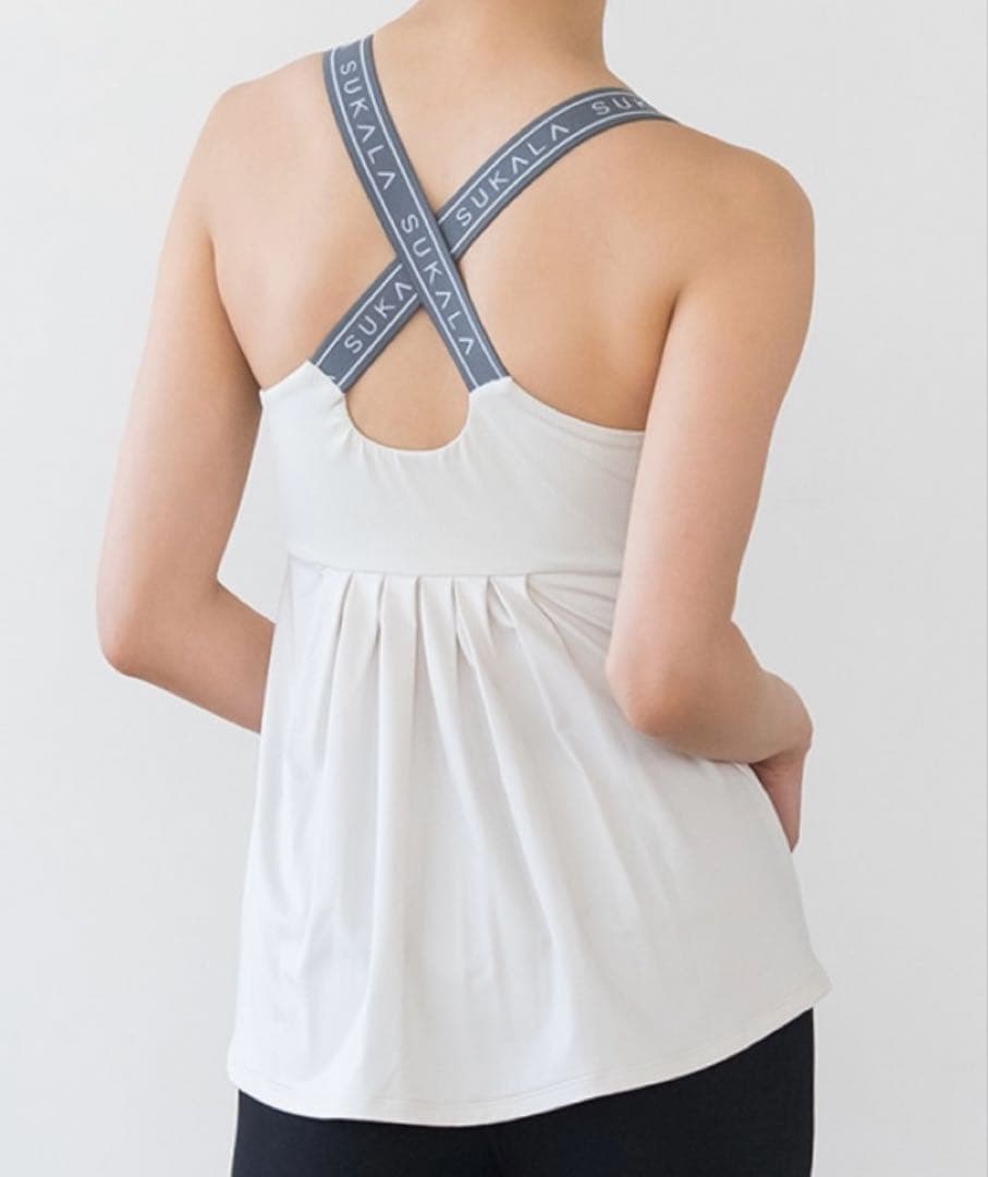 SUKALA 新品　 ベーシックバックフレアタンクトップ LL
