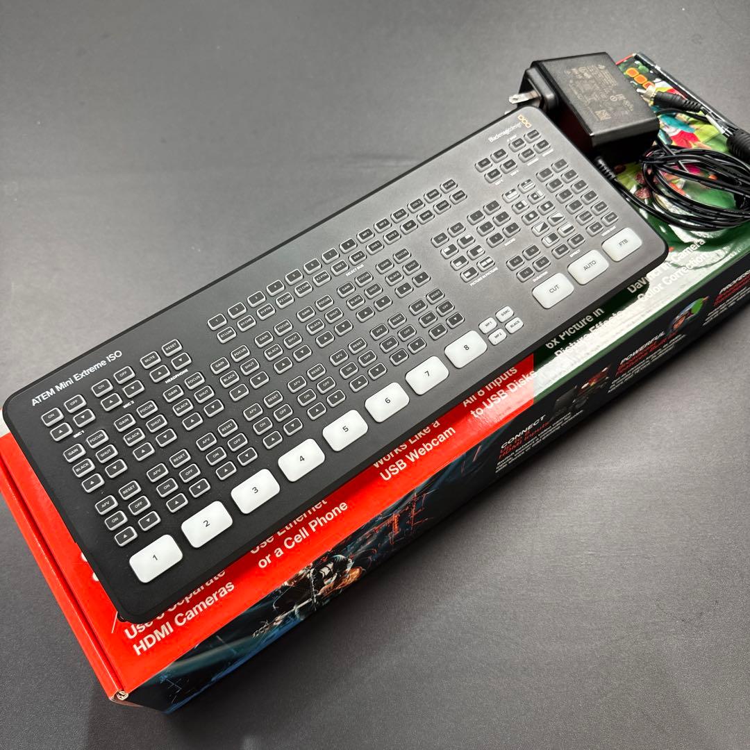 【美品】ATEM Mini Extreme ISO ライブストリーミング機器