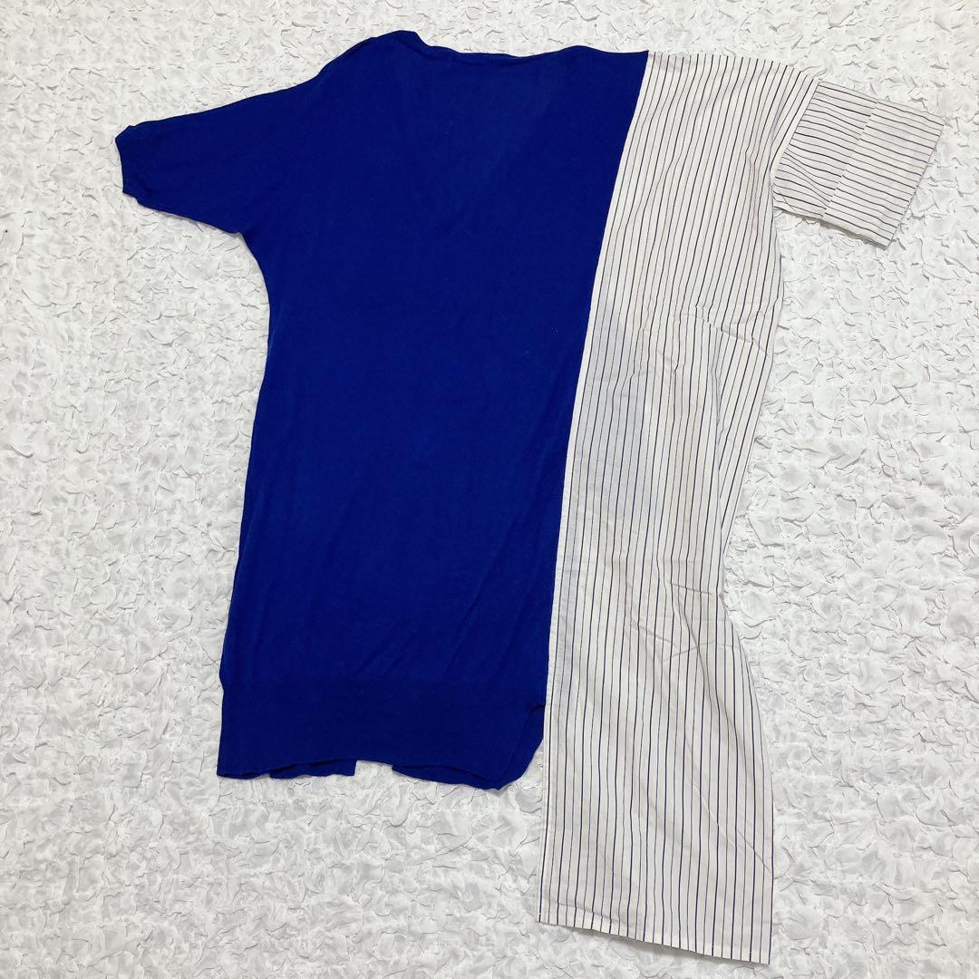 RISMAT by Y's ヨウジヤマモト　変形ロングカーディガン　シャツ切替