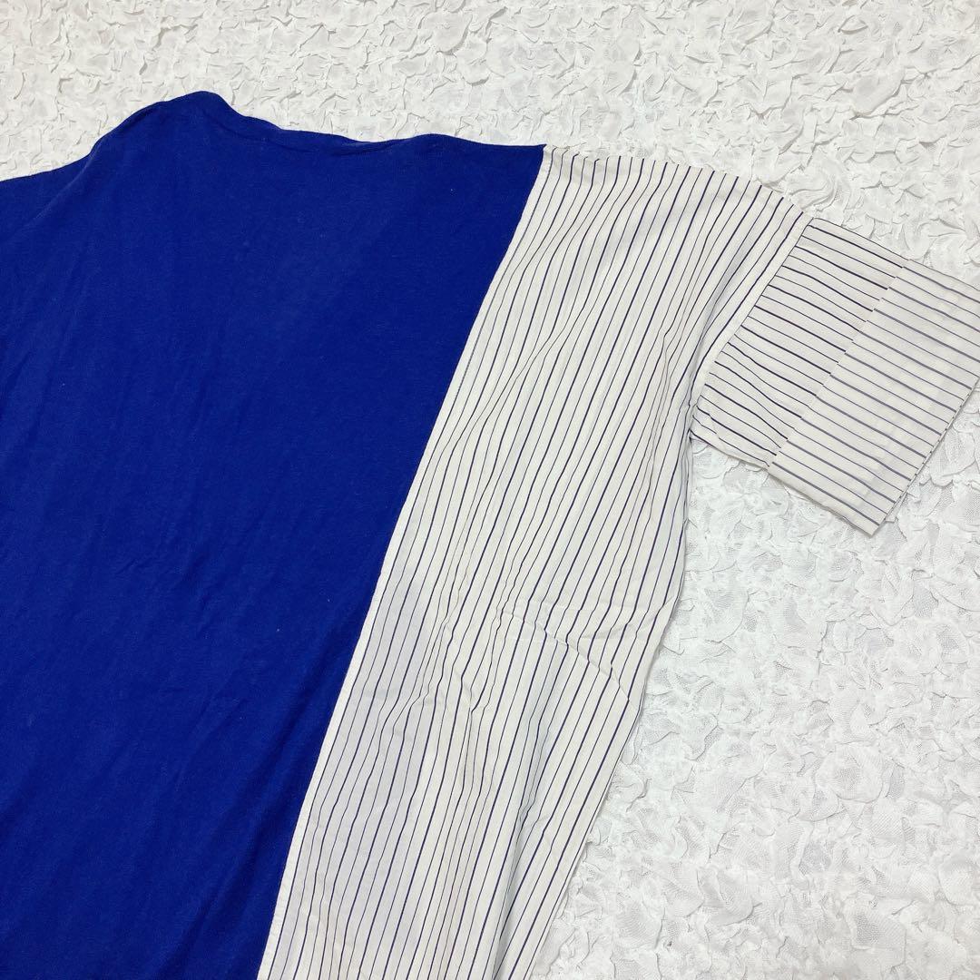 RISMAT by Y's ヨウジヤマモト　変形ロングカーディガン　シャツ切替