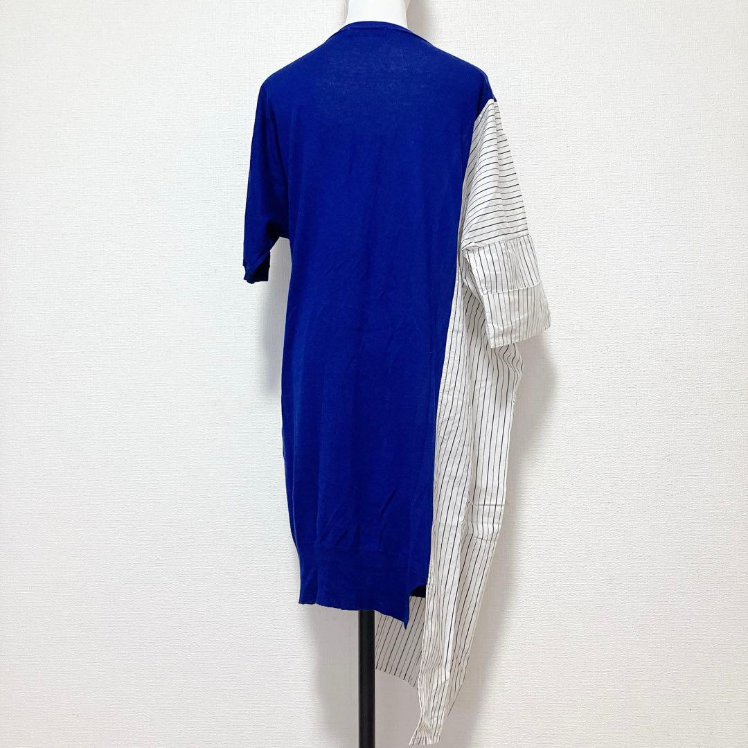 RISMAT by Y's ヨウジヤマモト　変形ロングカーディガン　シャツ切替