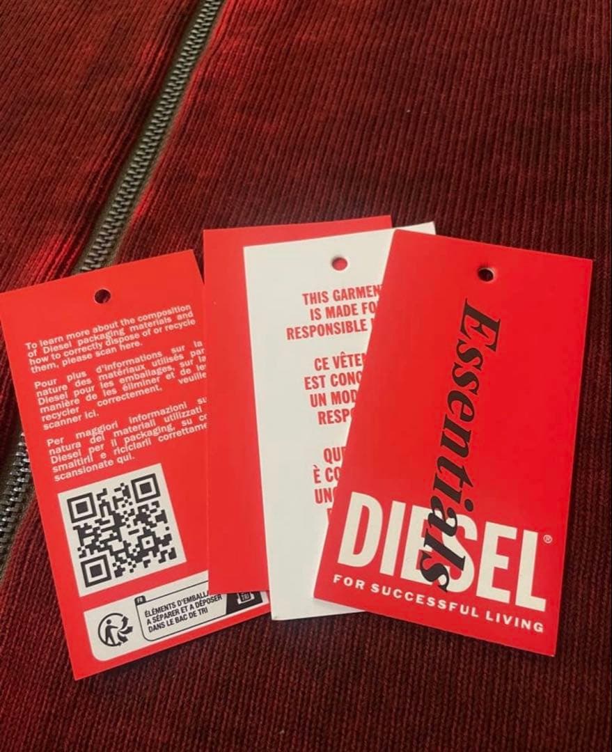 DIESEL 23AW K-IRINI KNIT ドライバーズニットレッド