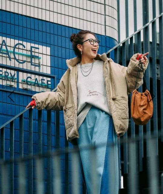 ニコアンド ☆新品【be with M】Misayo ミリアウター ベージュ