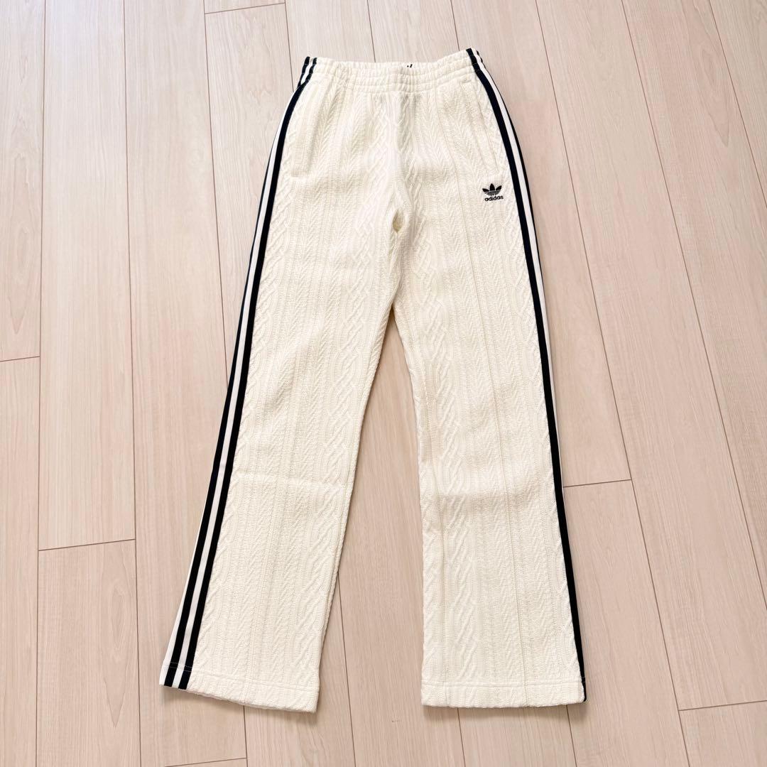 美品●adidas KNIT アディダス ニット クラシック トラック パンツ