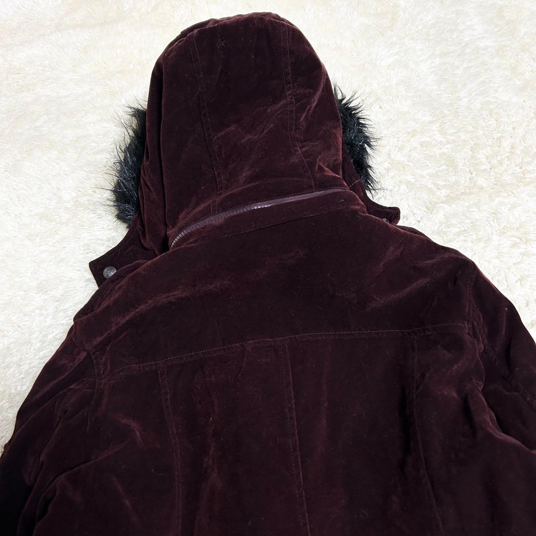 y2k ベロアコート お兄系 ギミック Alpha Magic 3way 中綿