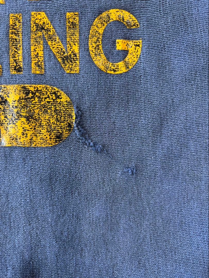 トップス 70'sCHAMPION \"NAVY SAILING\"REVERSE WEAVE