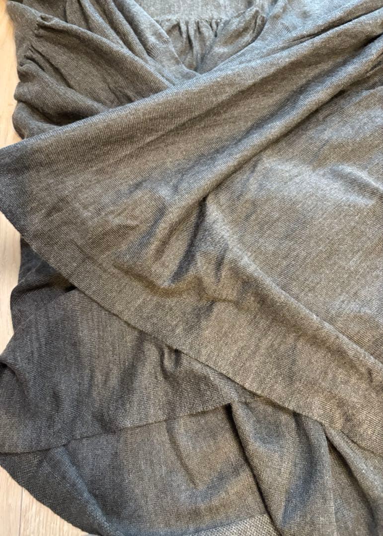 《美品》Curensology ハイネックギャザーニットプルオーバー