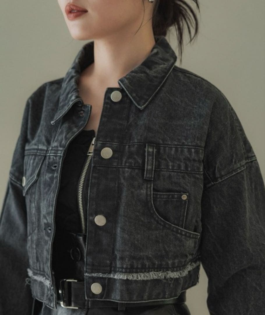 美品✨UNITED TOKYO ベルティカルデニムアウター　ジャケット　ショート