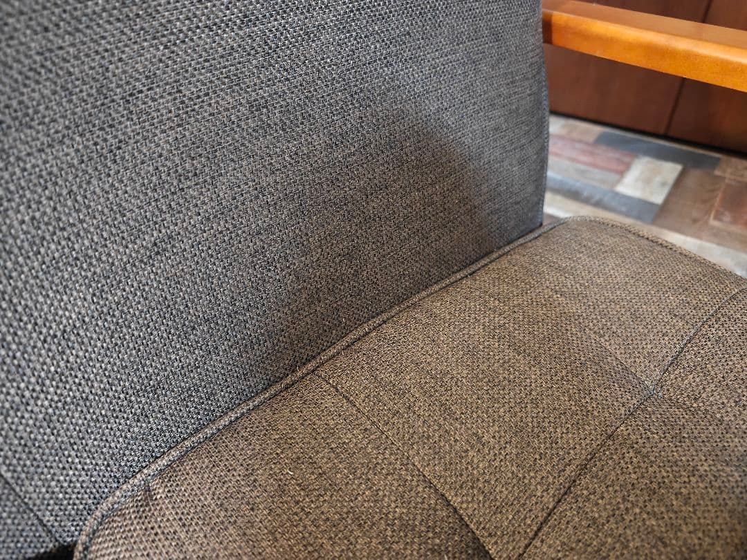 【1/27以降すぐ】2人掛けソファ(ブラウン)