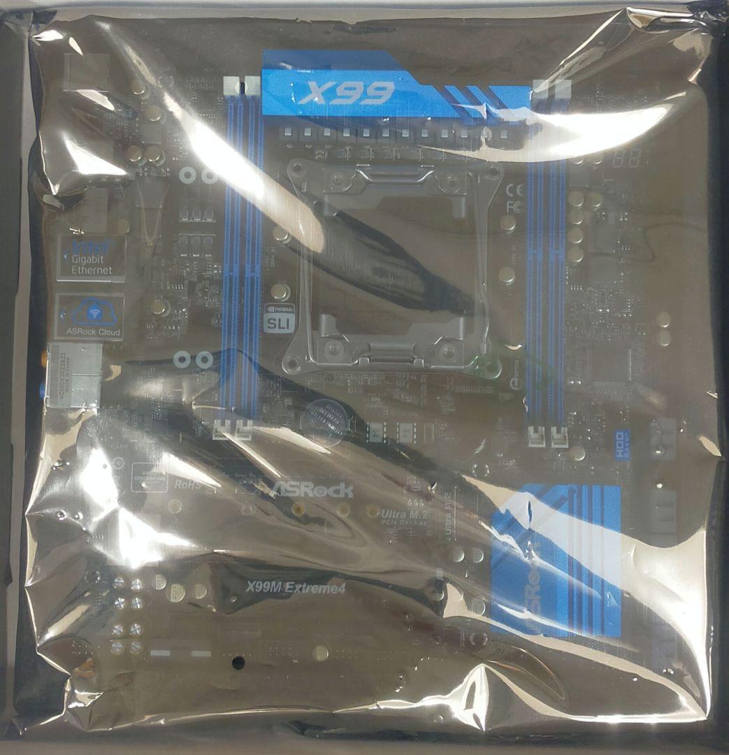 未使用品 ASRock X99M Extreme4 マザーボード