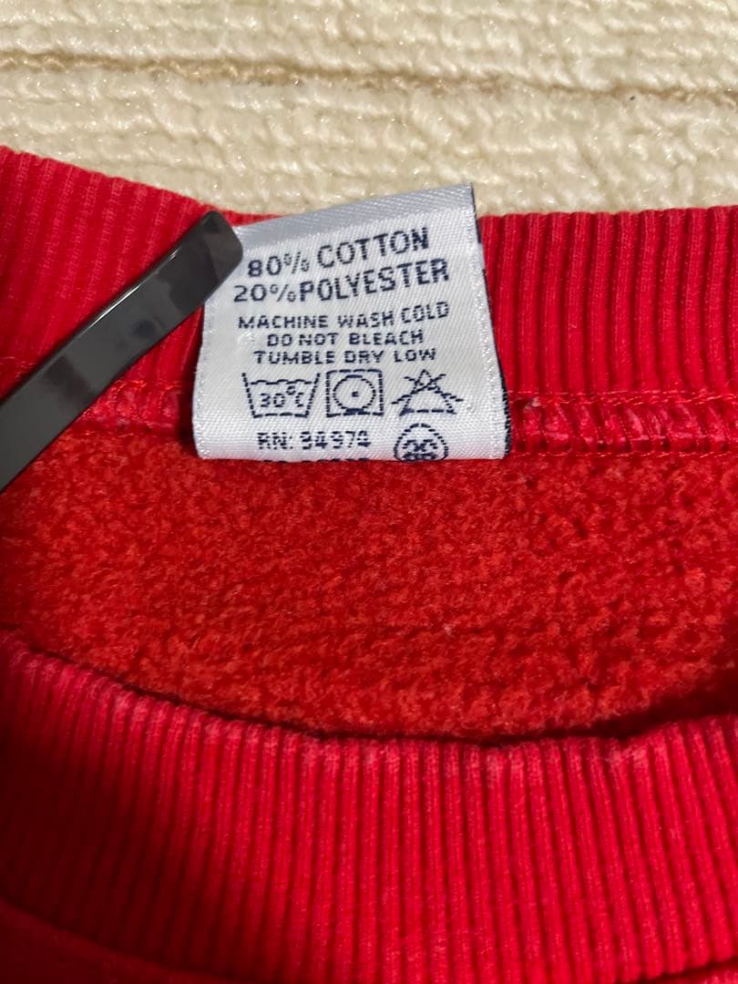 USA製STUSSY スウェット 赤L