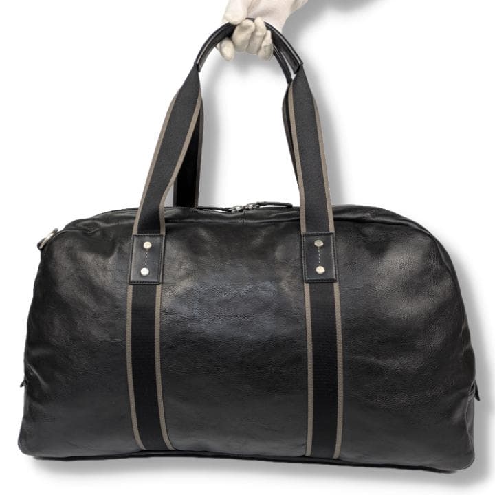 【美品】COACH ボストンバッグ 2way レザー ブラック 大容量 コーチ