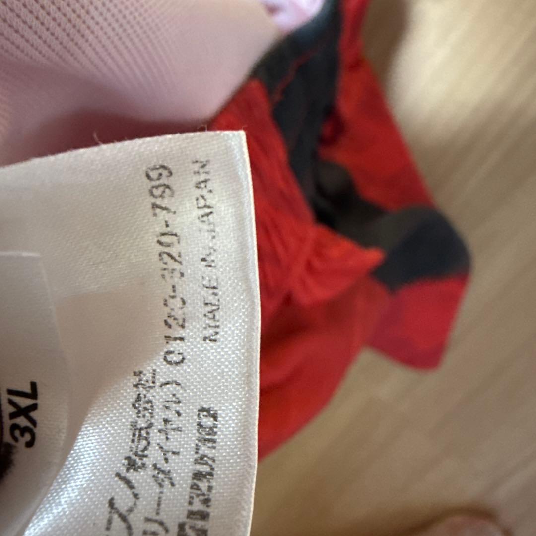 日本大学ゲームパンツ 3XL 赤