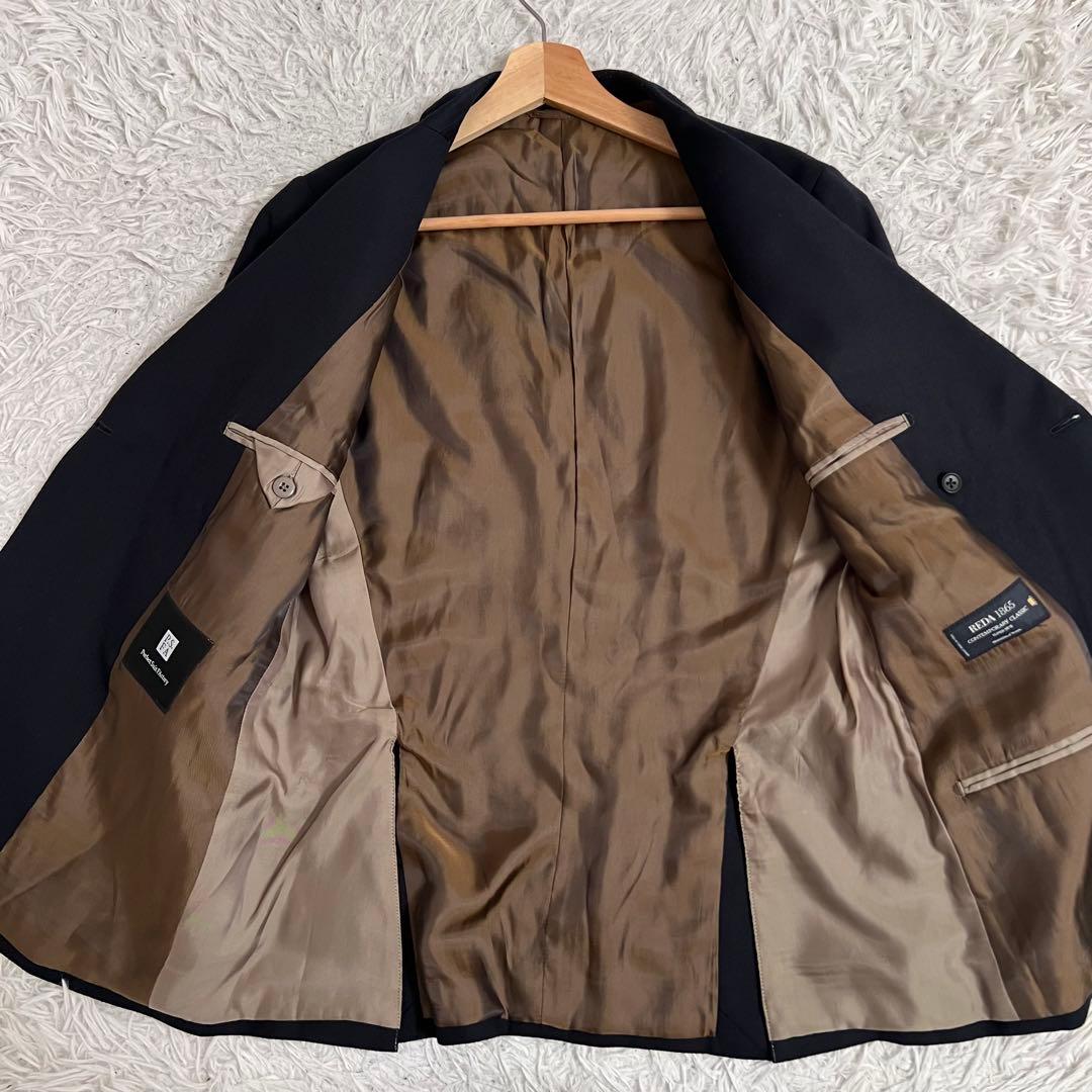 美品✨現行 P.S.FA ジャケット REDA ダブル 銀ボタン アンコン 紺系