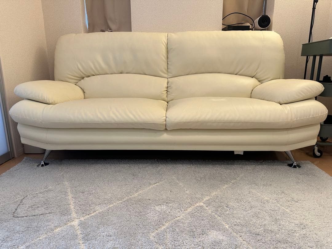 関家具スイート3掛けソファ 合成皮革