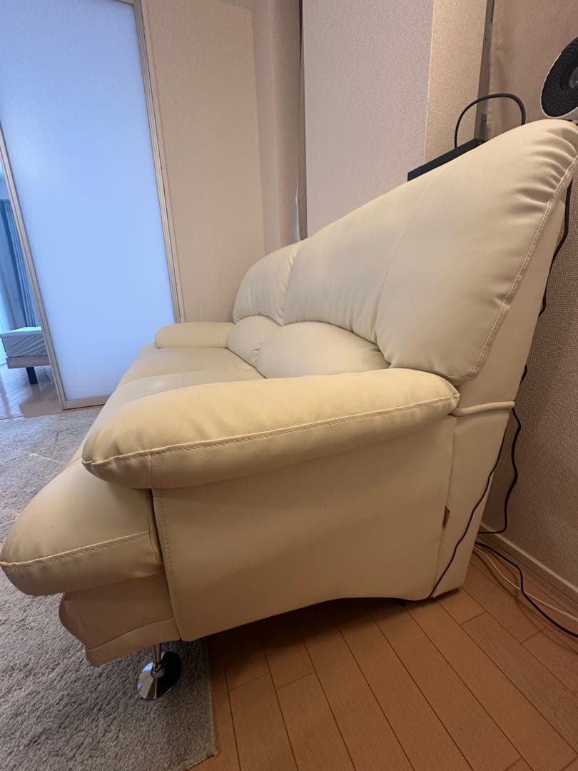 関家具スイート3掛けソファ 合成皮革