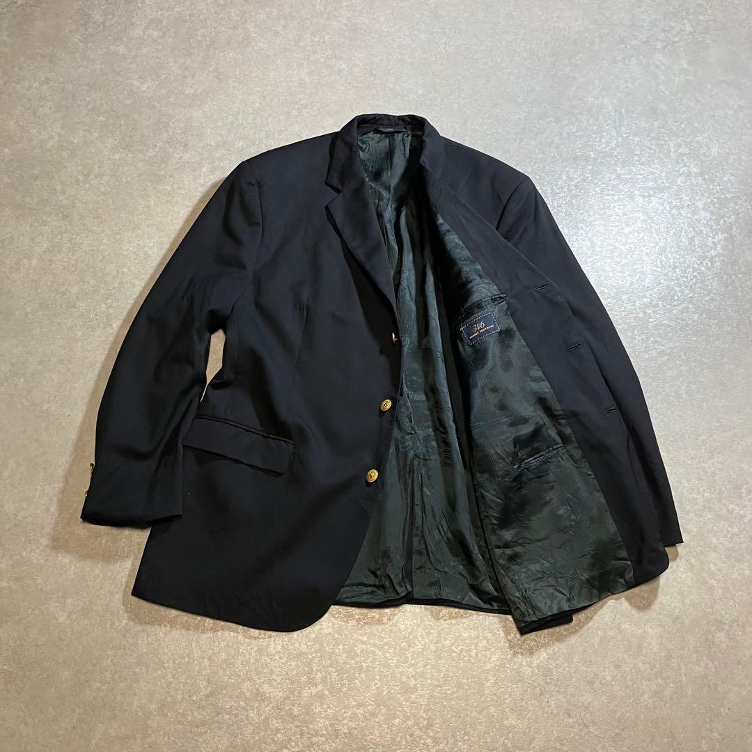 BROOKS BROTHERS 346 紺ブレ テーラードジャケット 金ボタン