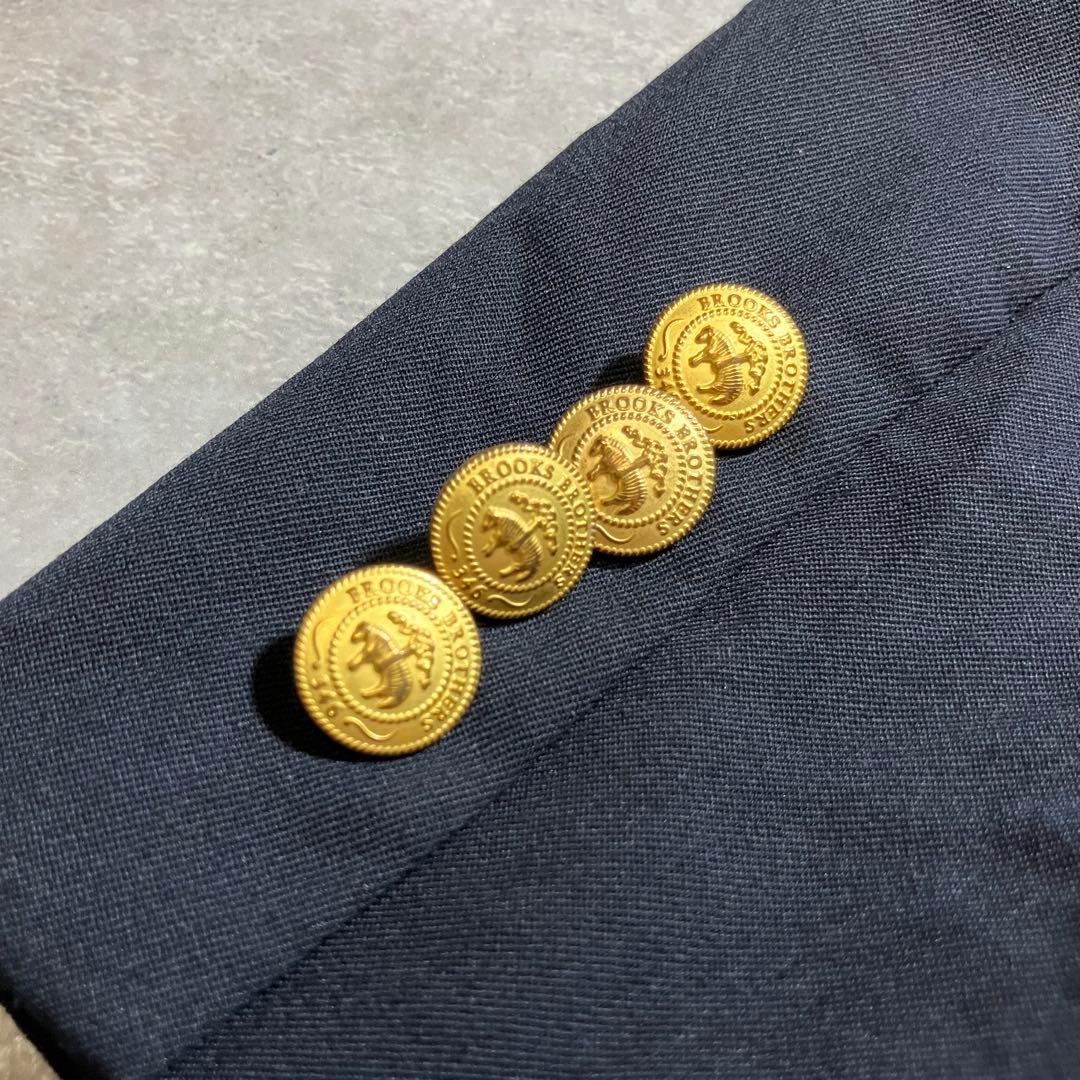 BROOKS BROTHERS 346 紺ブレ テーラードジャケット 金ボタン