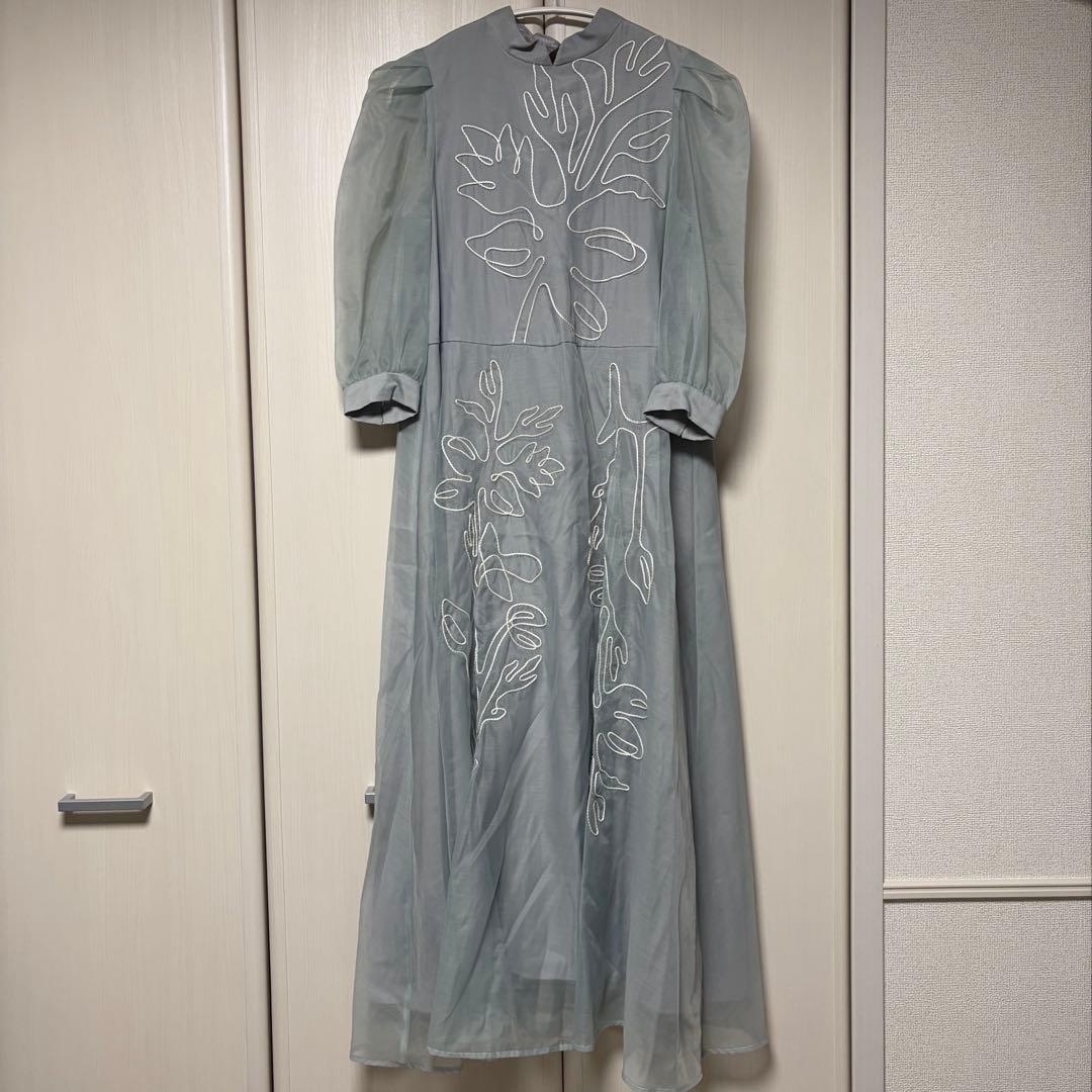 ワンピース MEDI FOREST EMBROIDERY DRESS