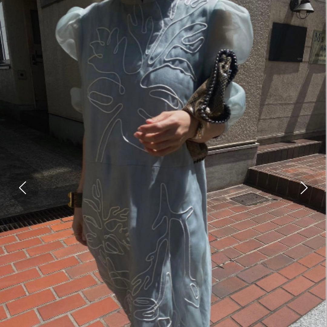 ワンピース MEDI FOREST EMBROIDERY DRESS