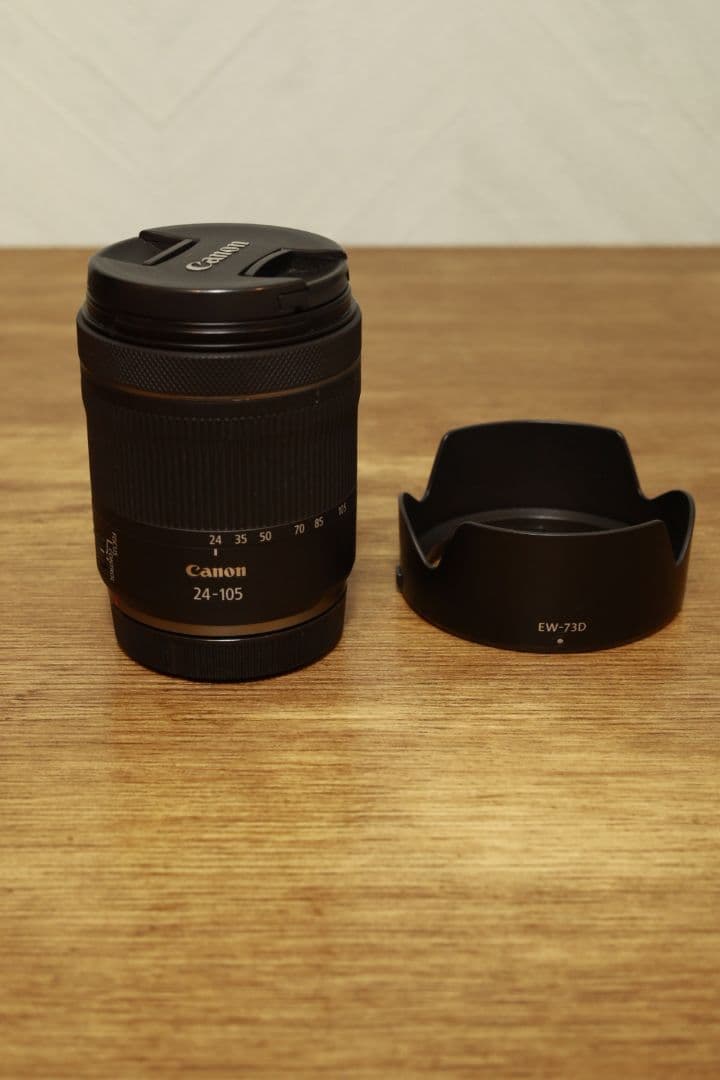 【良品】Canon RF24-105mm F4-7.1 IS STM（フード付）
