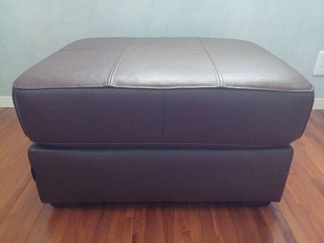 ※まぁちゃん　sofit オットマン 本革 ブラウン