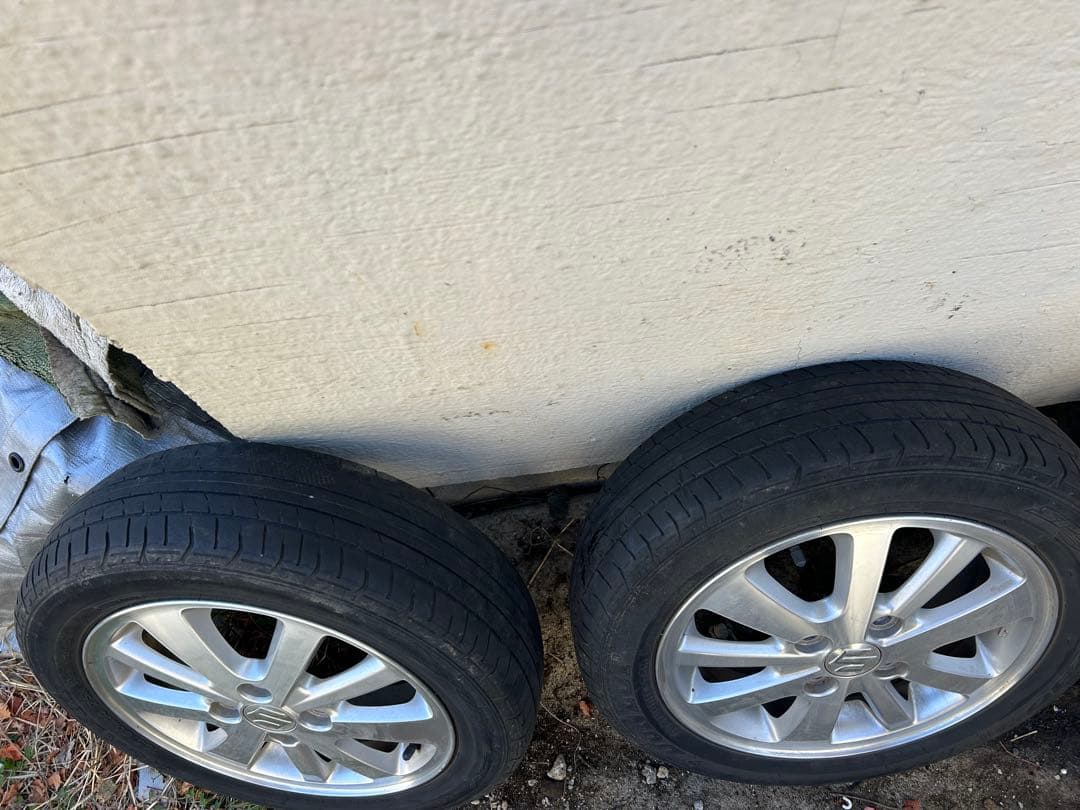 柏市、美品できれば手渡し5スポークデザインスズキ純正軽自動車用タントにもはけます