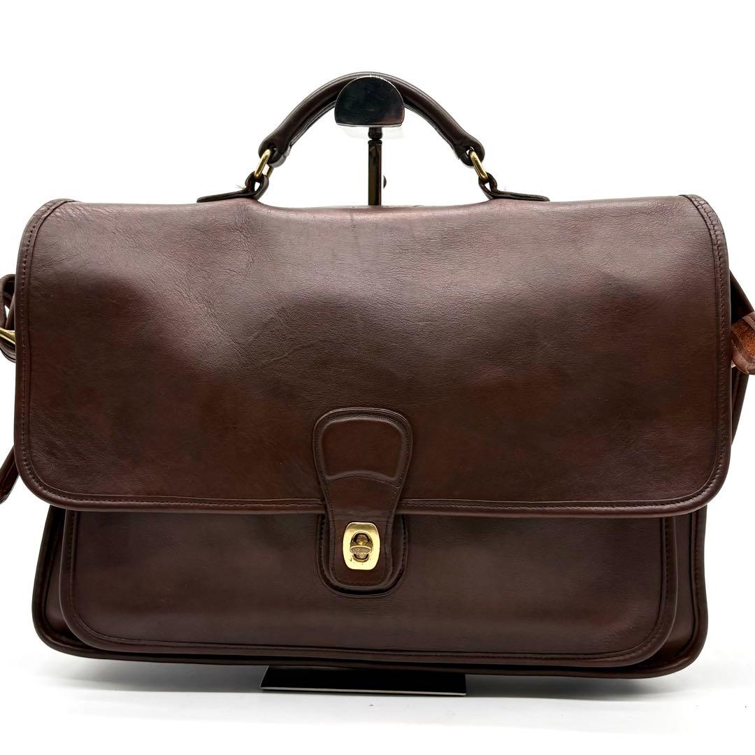 オールドコーチ 5180 メトロポリタン ビジネスバッグ ターンロック ブラウン