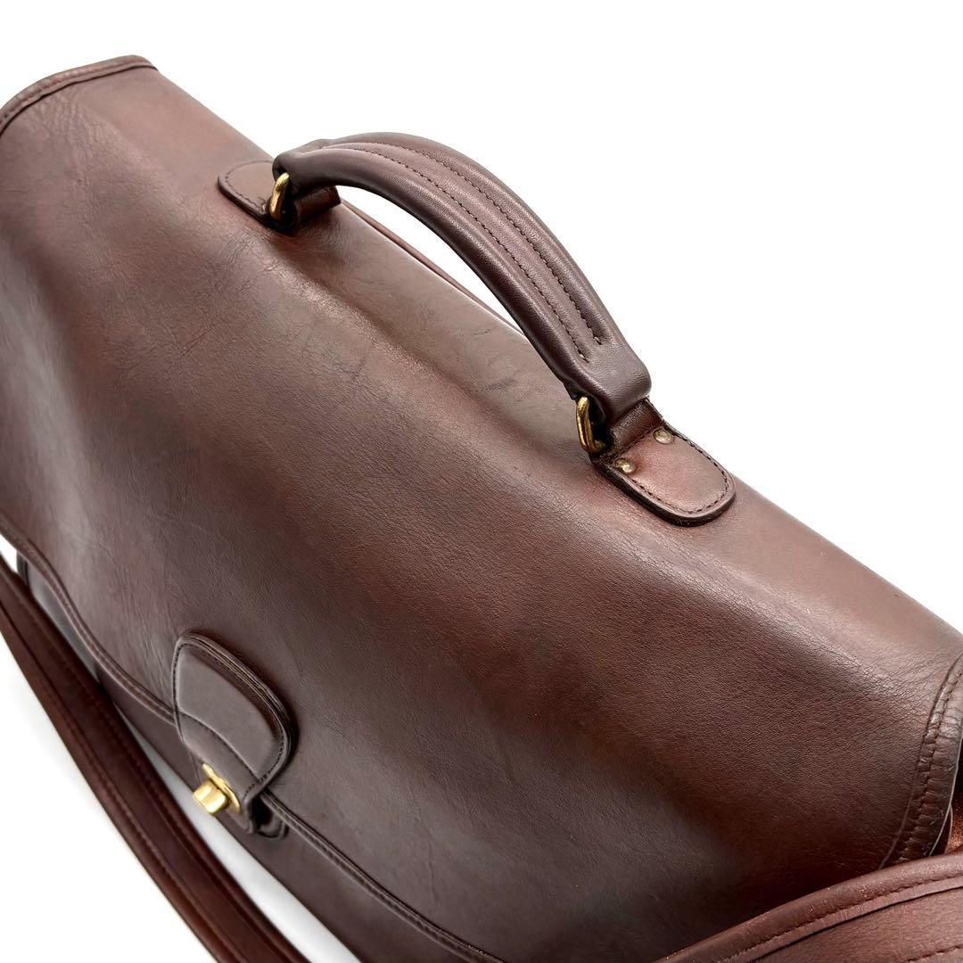 オールドコーチ 5180 メトロポリタン ビジネスバッグ ターンロック ブラウン