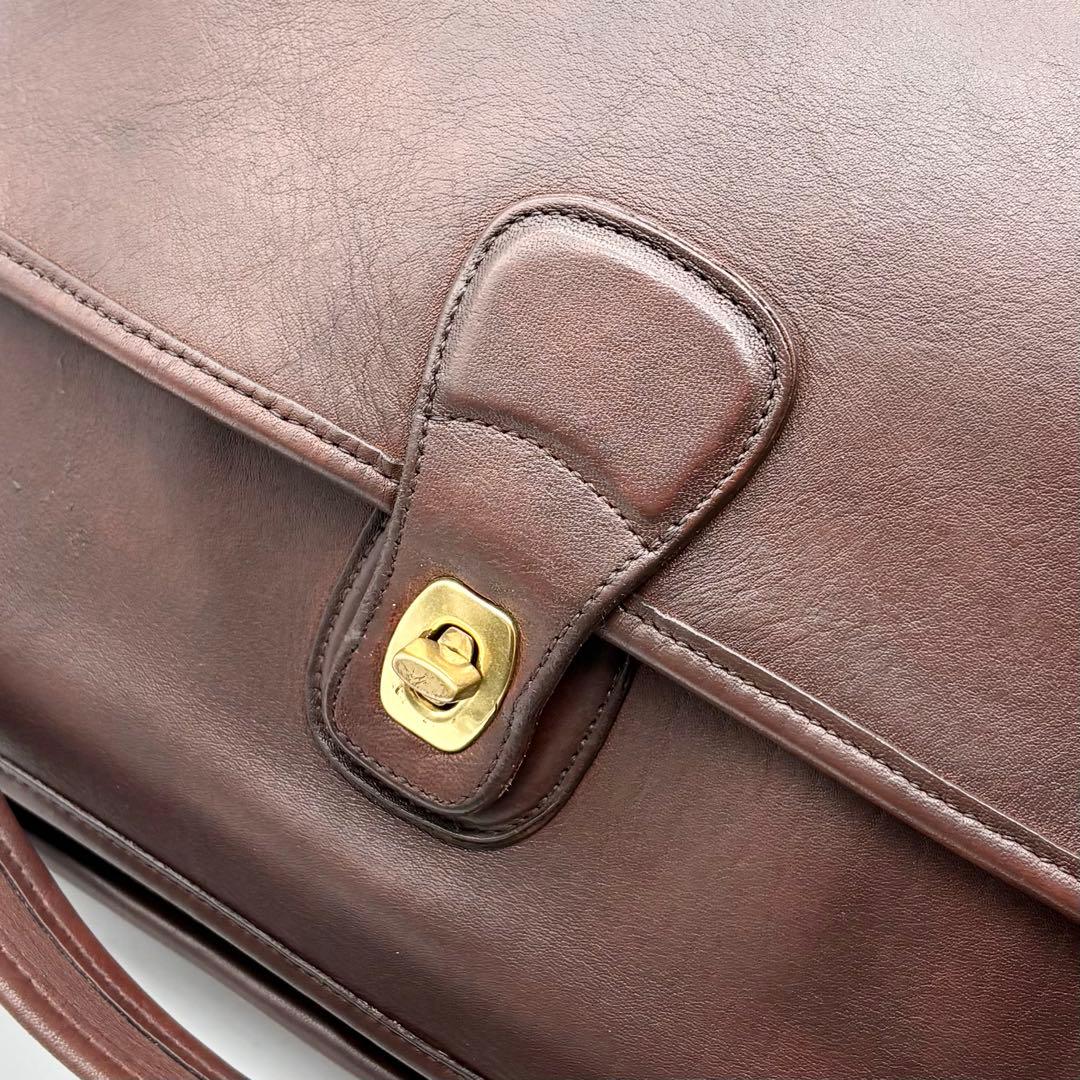 オールドコーチ 5180 メトロポリタン ビジネスバッグ ターンロック ブラウン