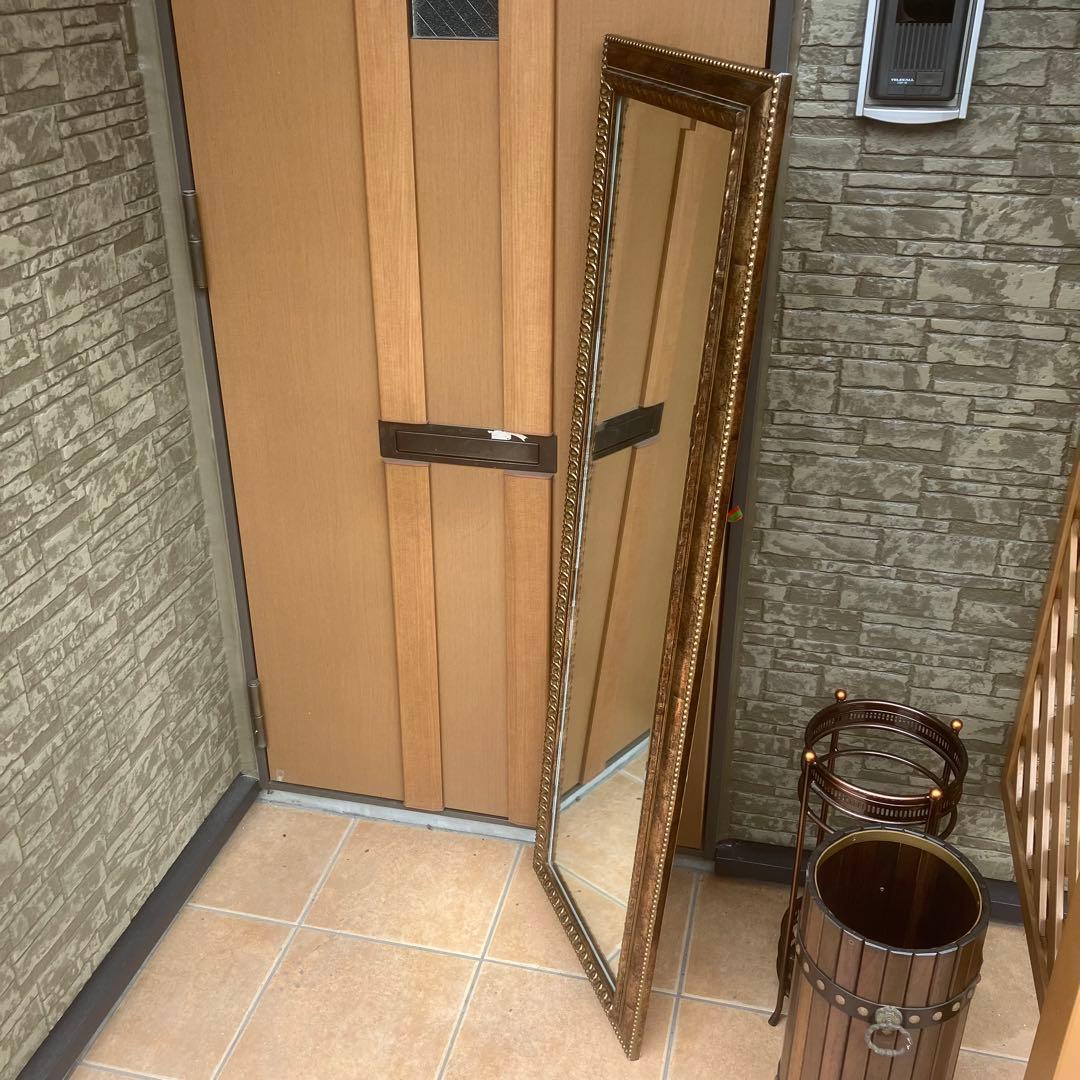 イタリア製 アンティーク 壁掛け 鏡 ウォールミラー