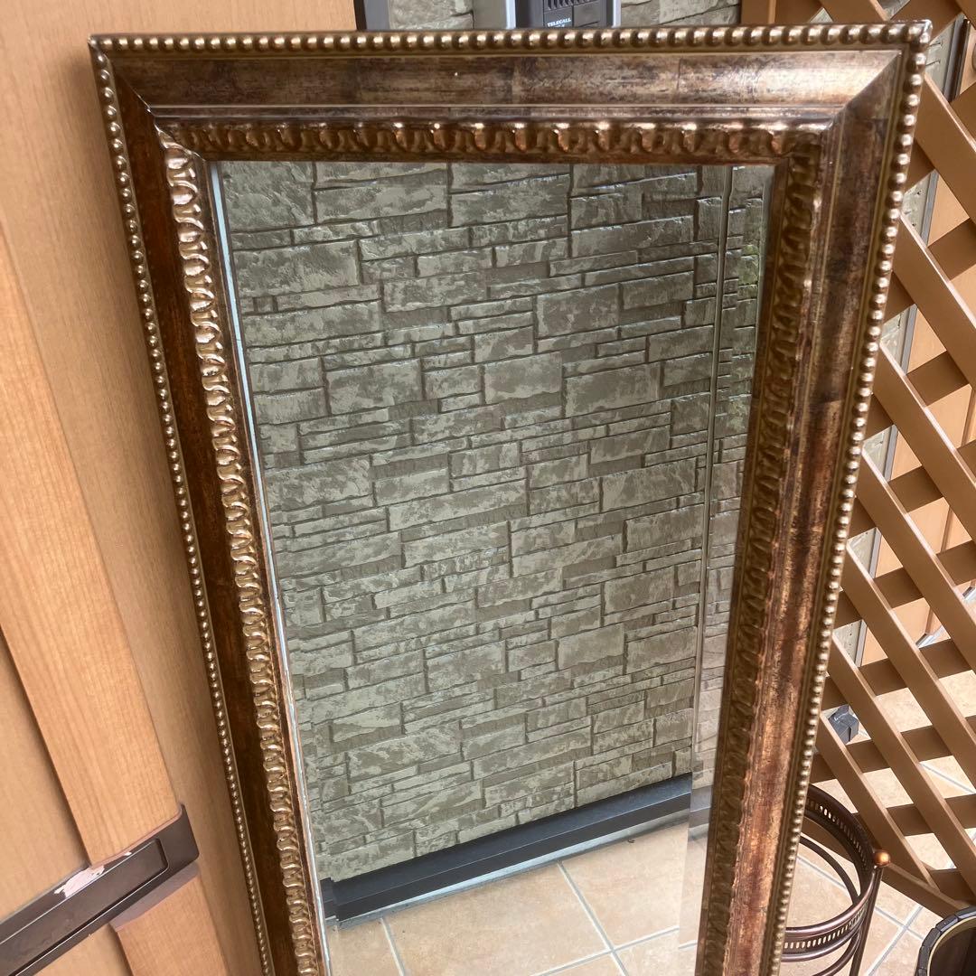 イタリア製 アンティーク 壁掛け 鏡 ウォールミラー