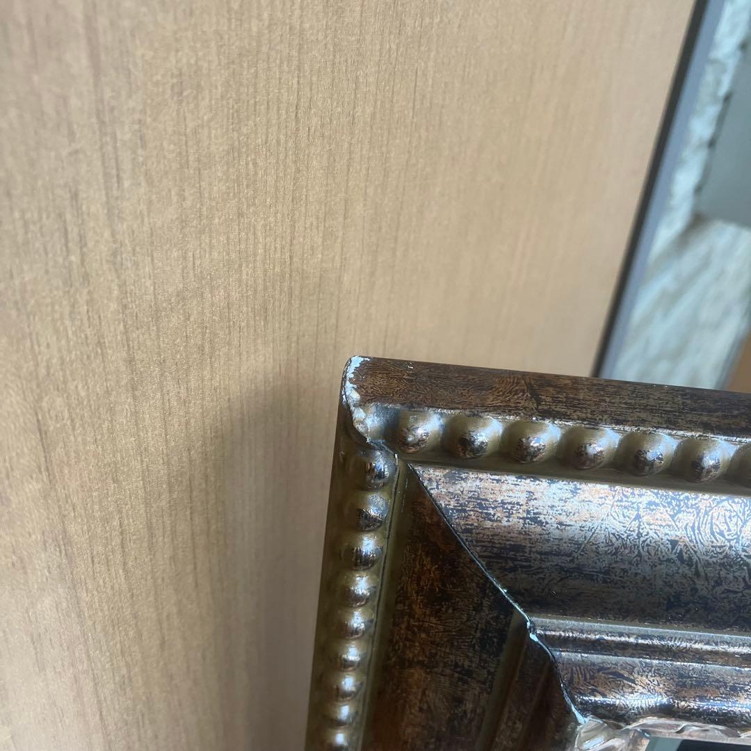 イタリア製 アンティーク 壁掛け 鏡 ウォールミラー