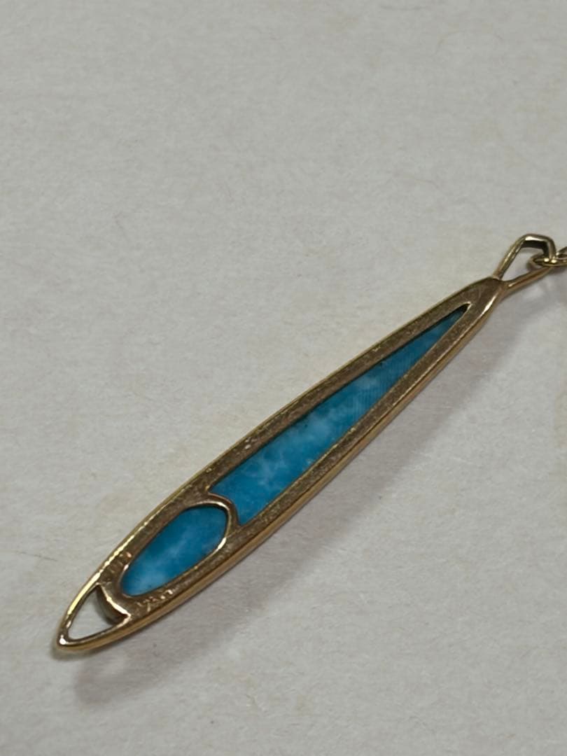 アガット　ターコイズネックレス