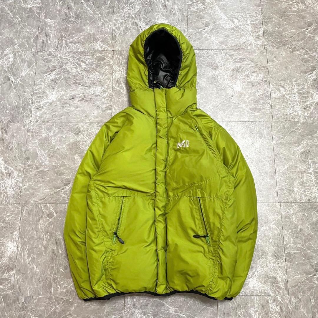 00s millet 短丈 リバーシブル ダウンジャケット y2k teck