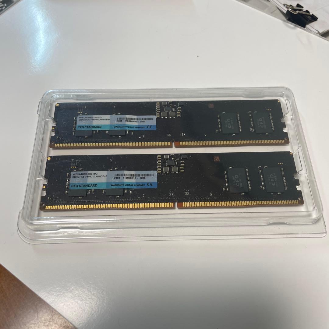 DDR5 8×2GB 4800MHz CFD販売(ピーマンさん専用)