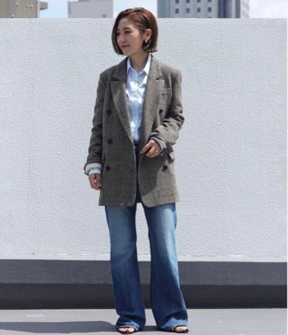 Plage 【GIRL】チェックWジャケット