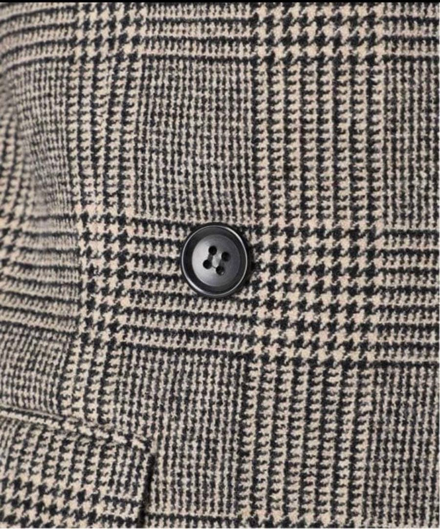 Plage 【GIRL】チェックWジャケット