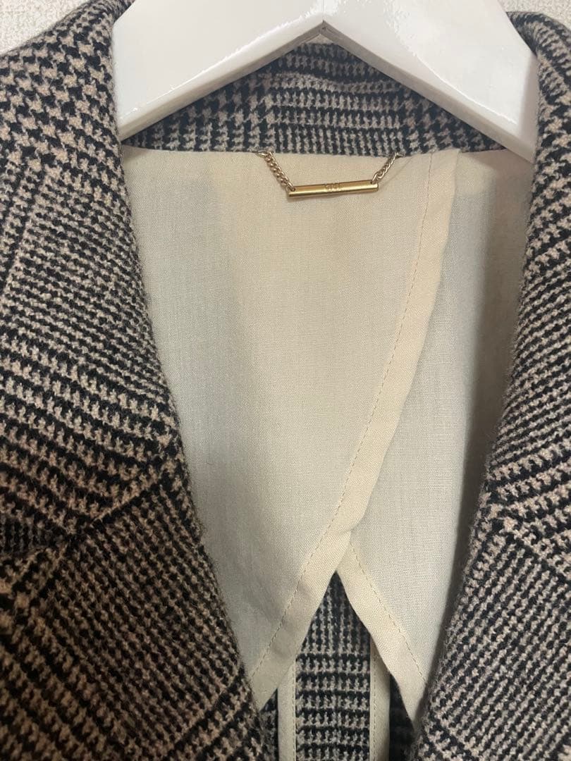 Plage 【GIRL】チェックWジャケット