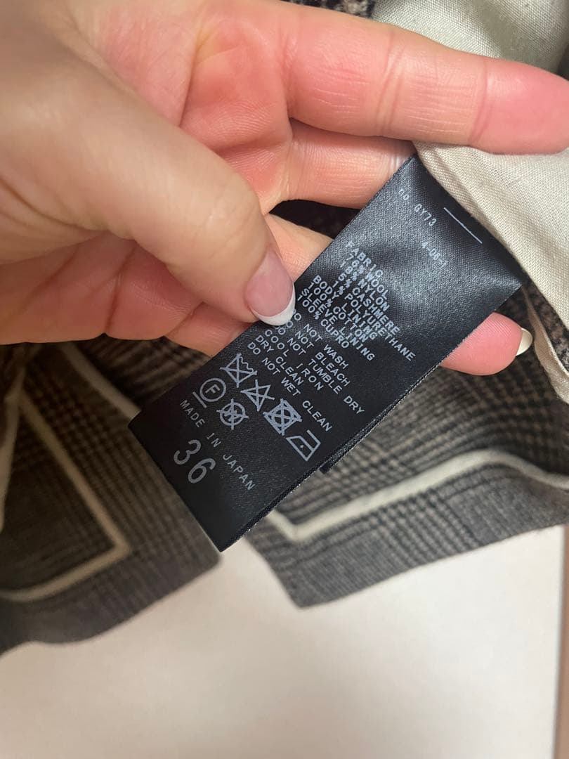 Plage 【GIRL】チェックWジャケット