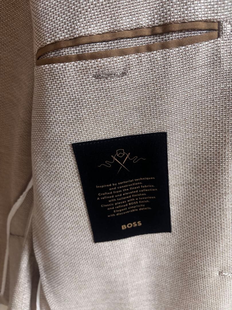 BOSS ジャケット　シルクウール