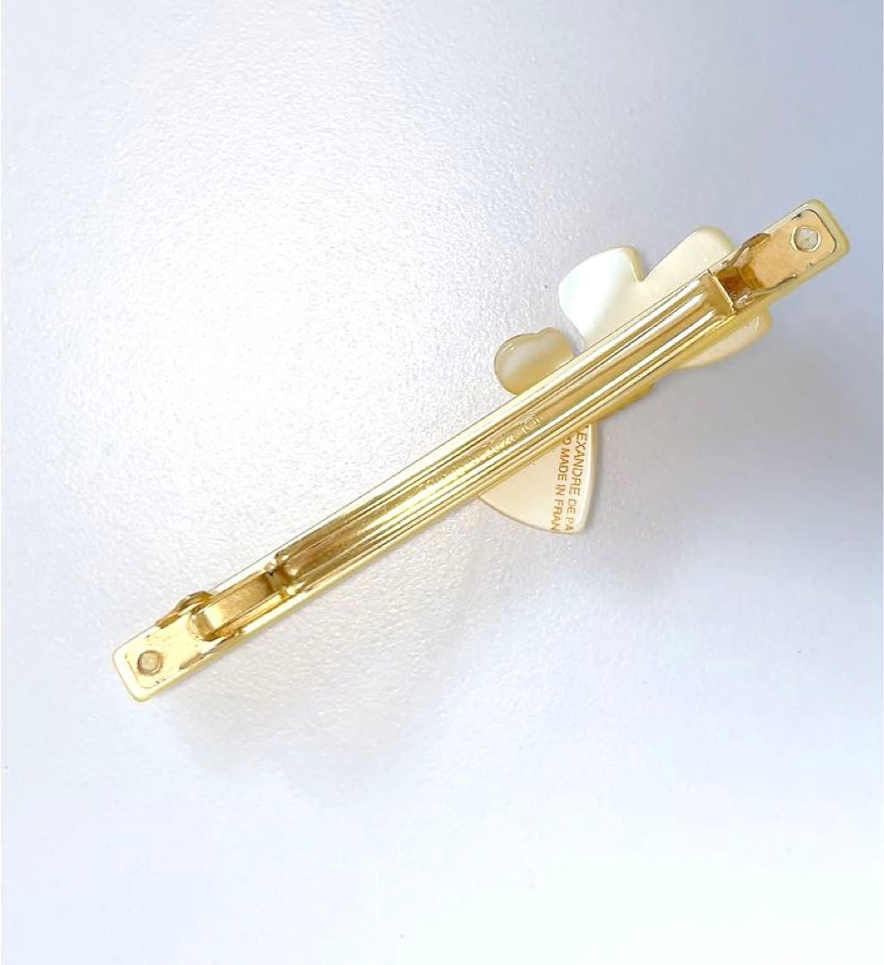 アレクサンドルドゥパリ　ロングバレッタ　黄色　バタフライ　ビジュー　蝶　イエロー