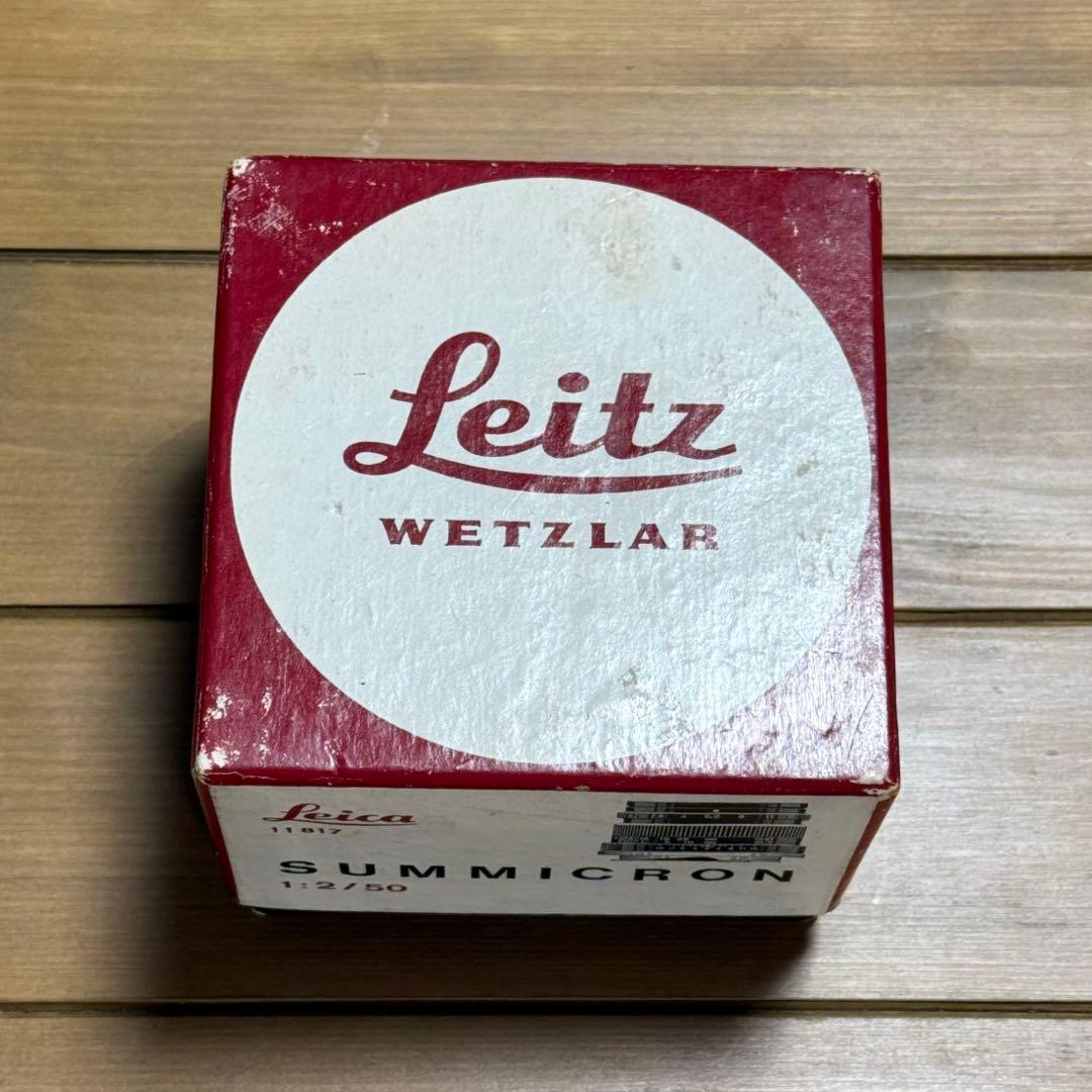 ライカ ズミクロン 50mm2nd 箱のみ Summicron Leitz
